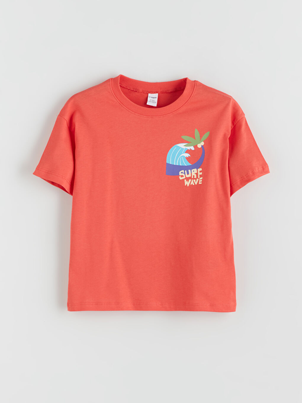 LCW Kids Crew Neck Printed Boys' T-Shirt -S5S418Z1-V39
