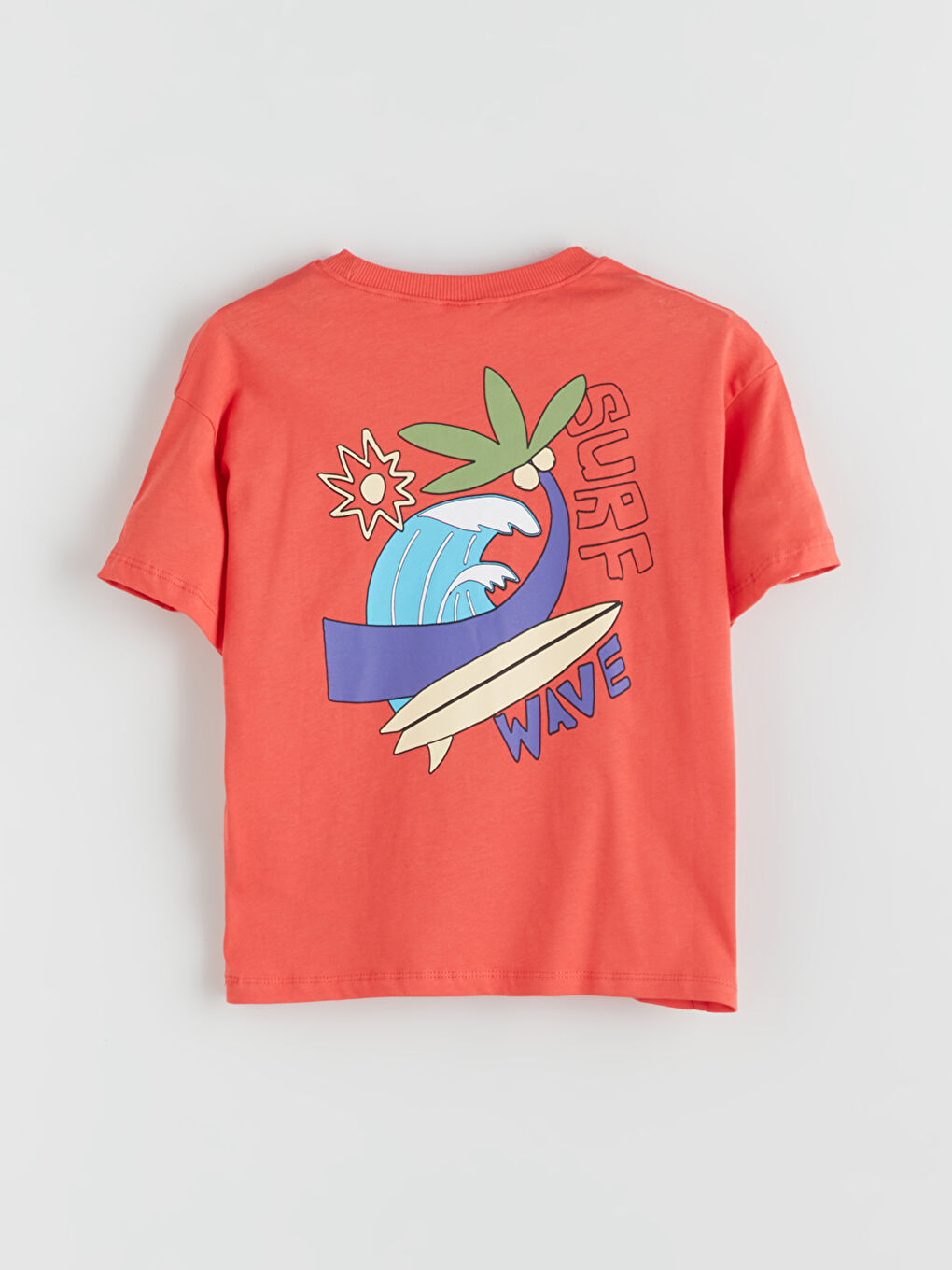 LCW Kids Crew Neck Printed Boys' T-Shirt -S5S418Z1-V39