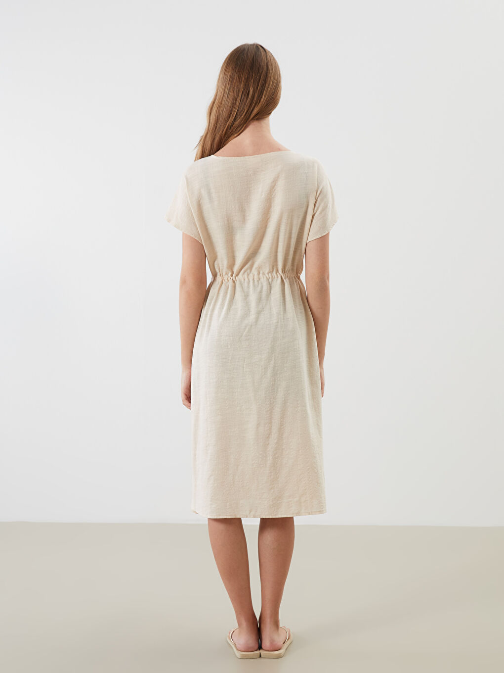 LCW DREAM Woman ECRU Beach Dress -S5S451Z8-FDU