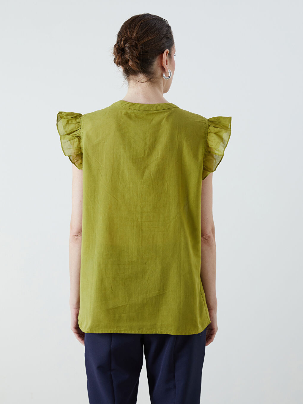 LCW Grace Woman GREEN Blouse -S5S456Z8-12N