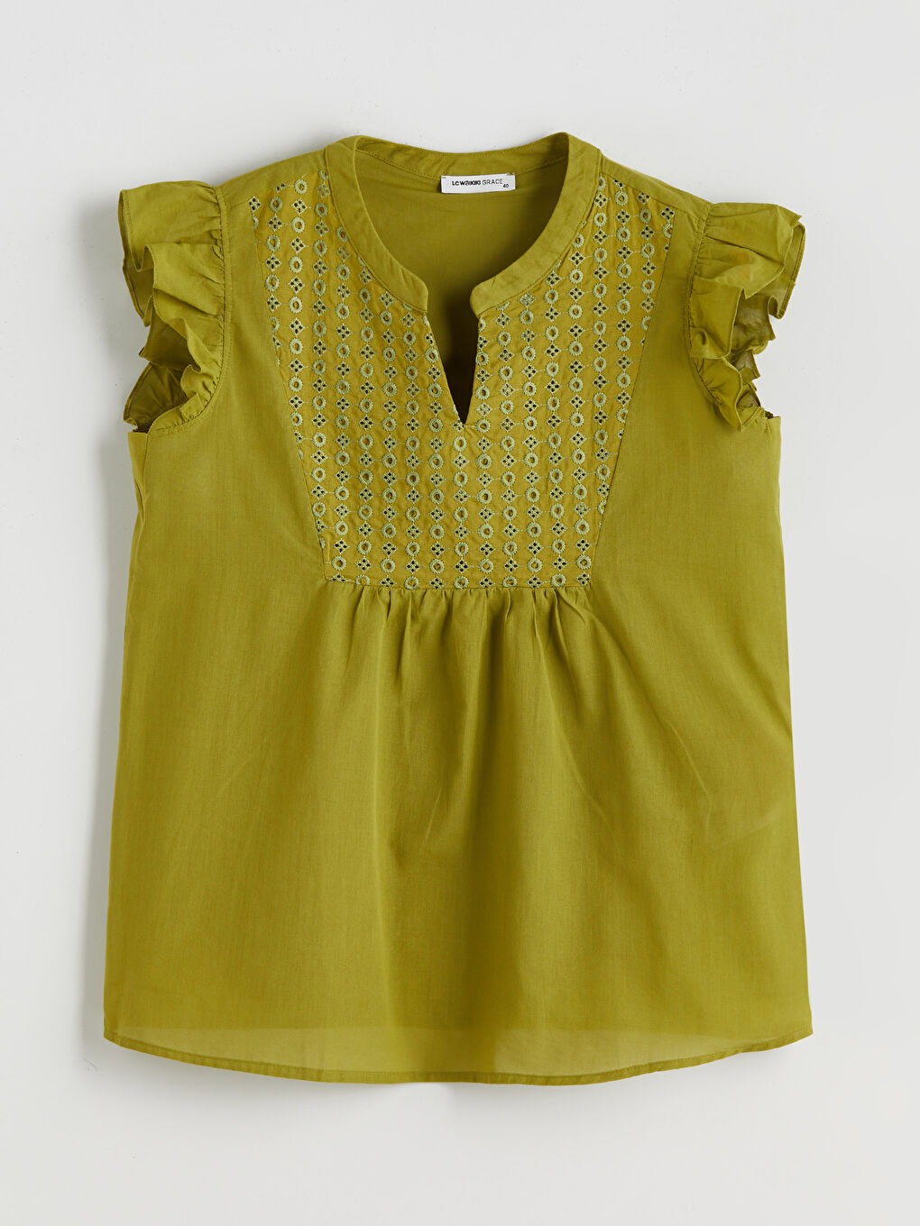LCW Grace Woman GREEN Blouse -S5S456Z8-12N