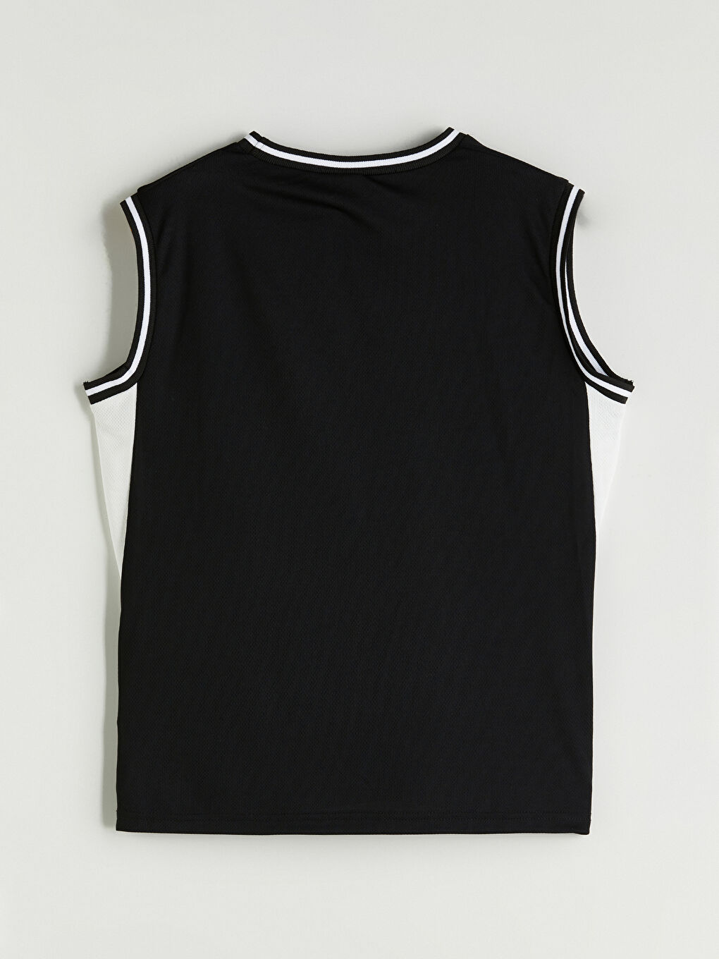 Siyah Bisiklet Yaka Beşiktaş Baskılı Erkek Çocuk Atlet ve Şort-3