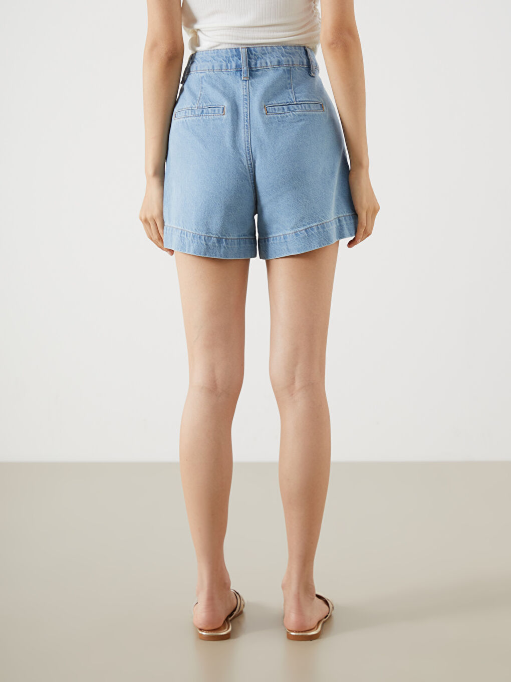 LCW Jeans Regular Fit Women's Denim Shorts -S5S481Z8-311