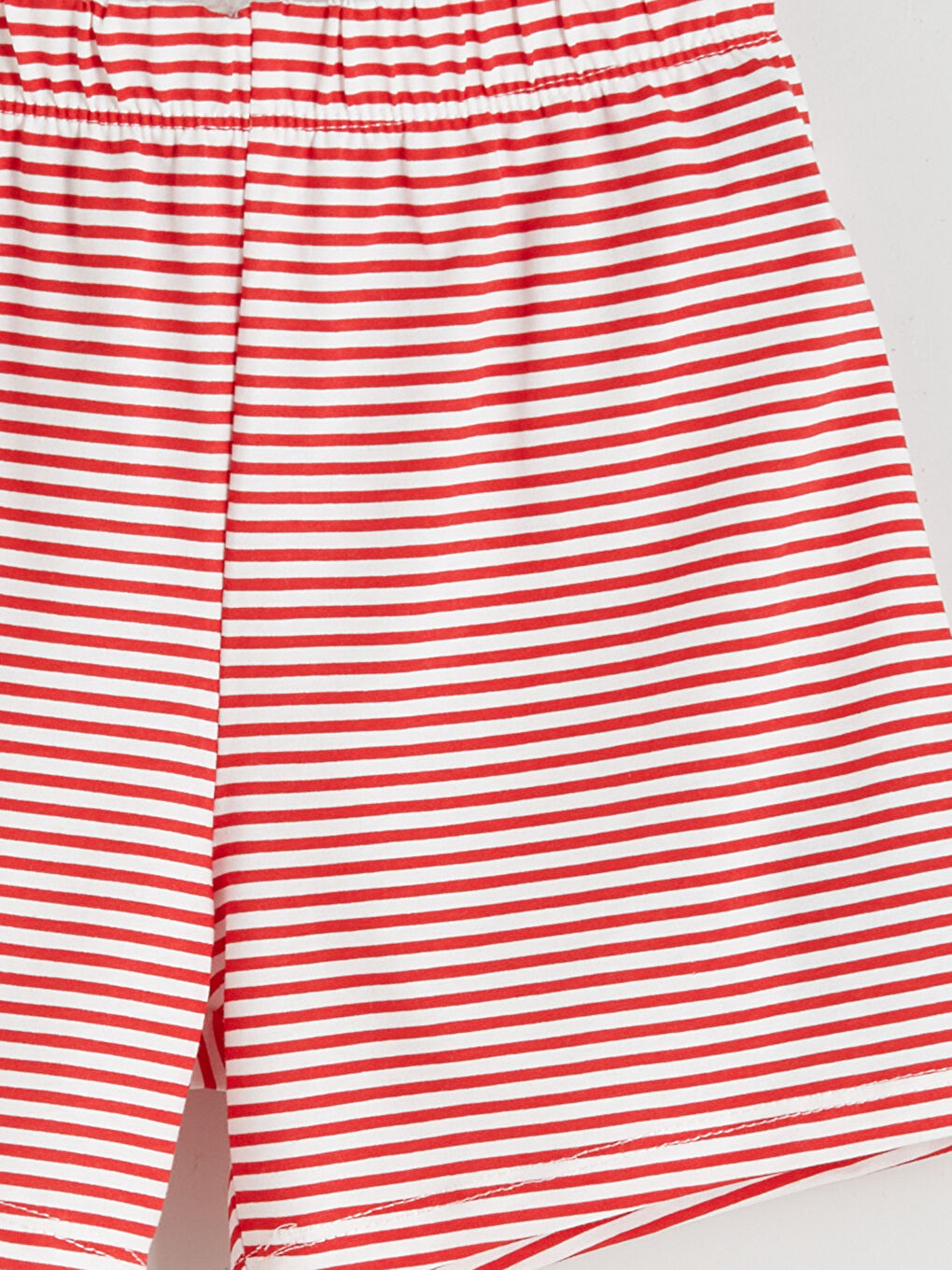 LCW Kids Crew Neck Girls' Shortie Pyjama Set -S5S493Z4-FFB