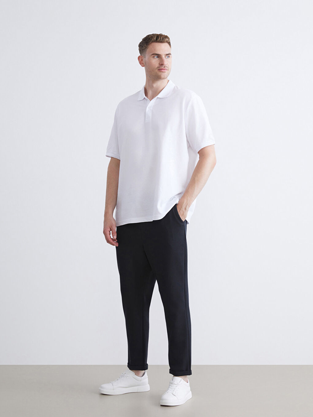 Lacivert Standart Kalıp Erkek Pantolon