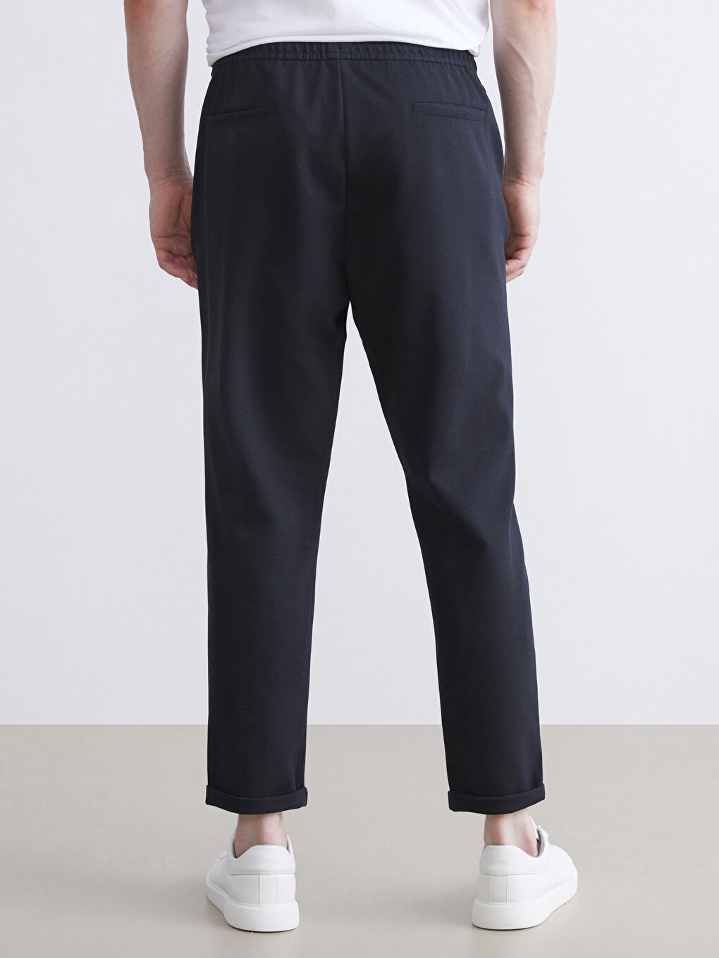 Lacivert Standart Kalıp Erkek Pantolon-3