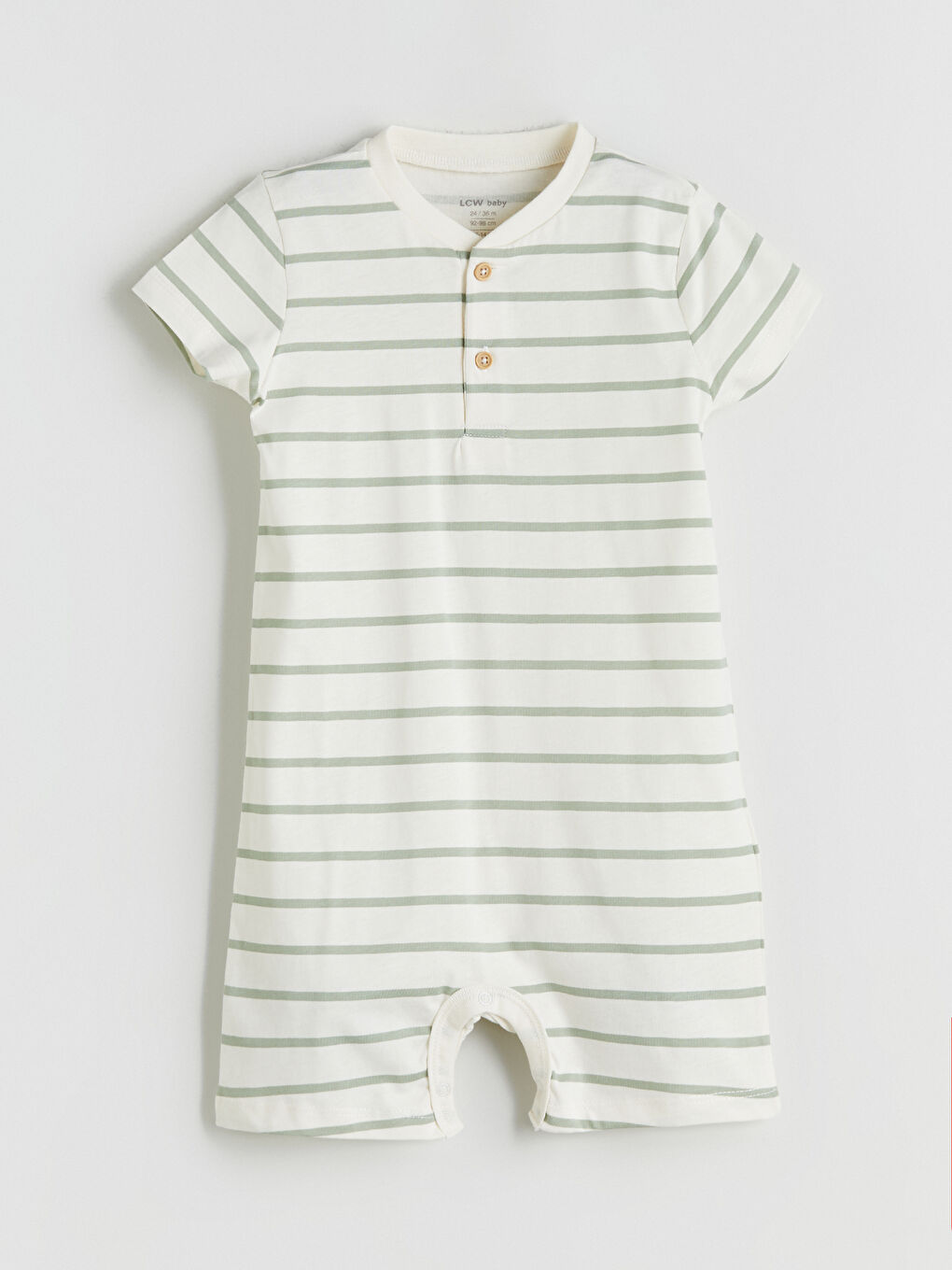 LCW baby Baby Boy ECRU Jumpsuit -S5S504Z1-LRA