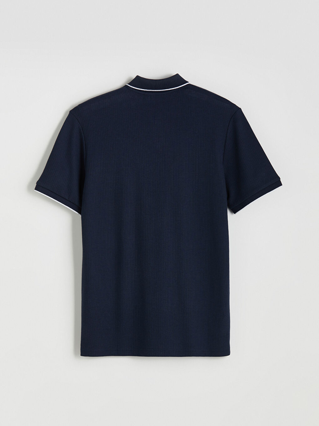 Lacivert Polo Yaka Erkek Tişört-5