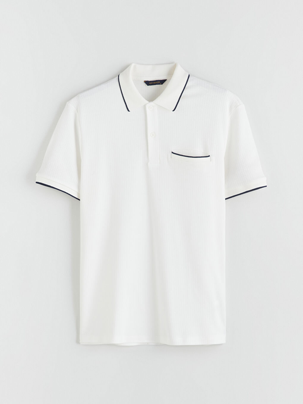 Ekru Polo Yaka Erkek Tişört-4