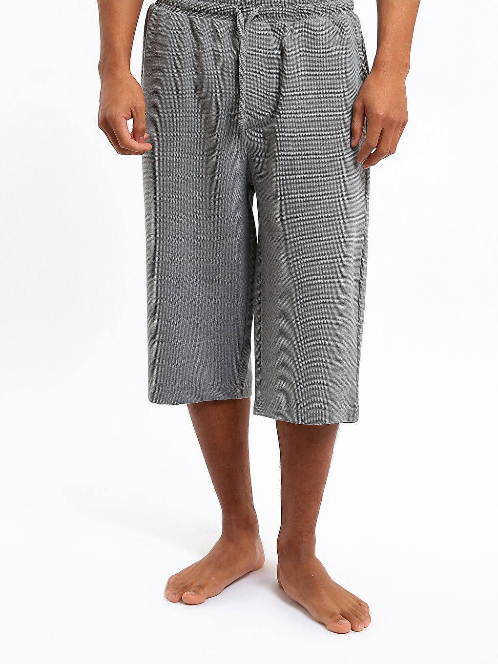 شورت بيجامة رجالي بقصة عادية-1