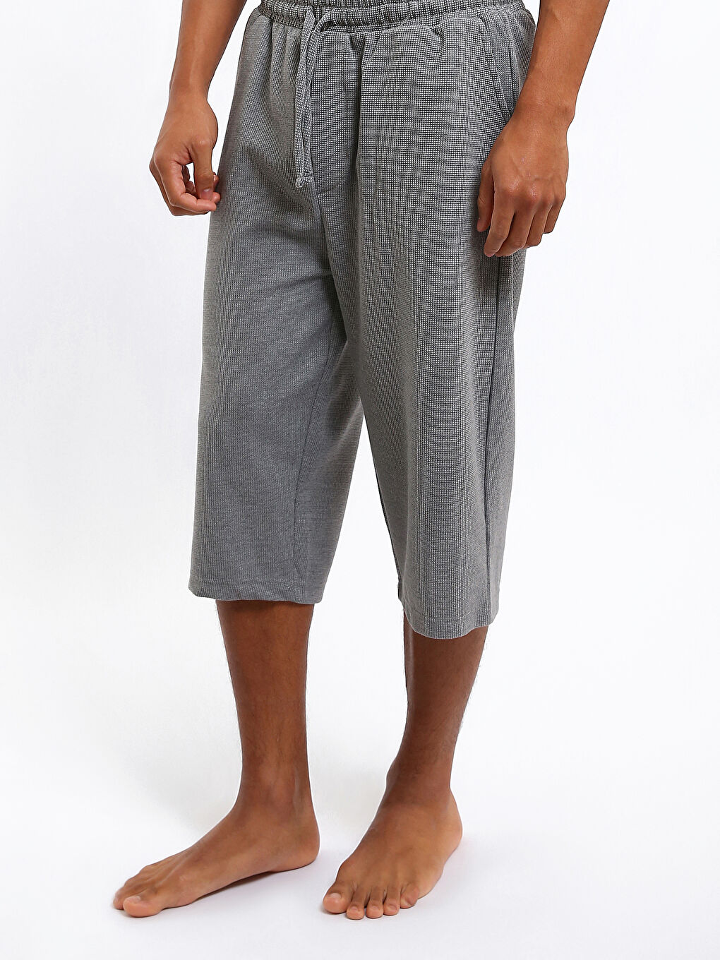 شورت بيجامة رجالي بقصة عادية-3