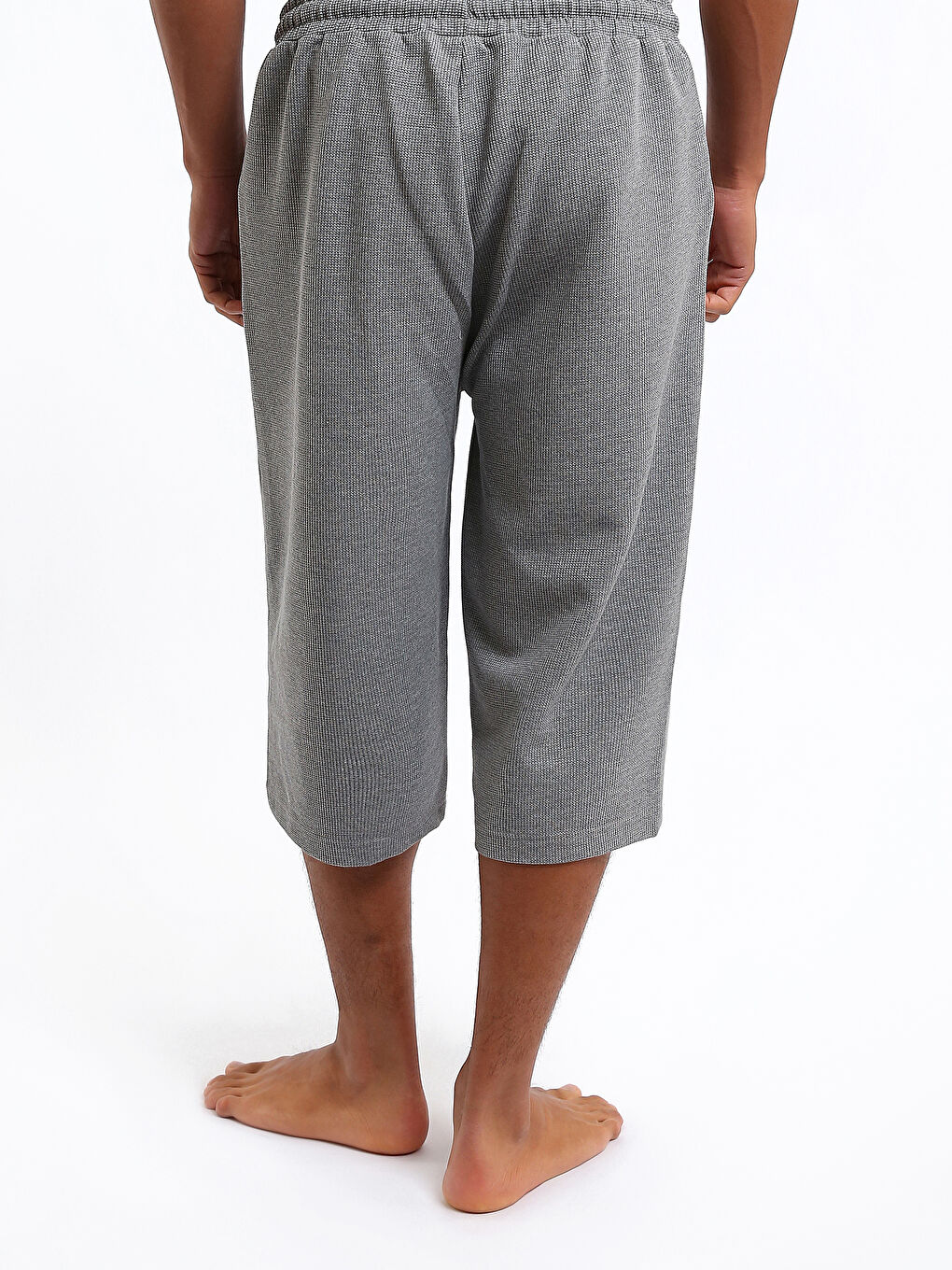 شورت بيجامة رجالي بقصة عادية-4