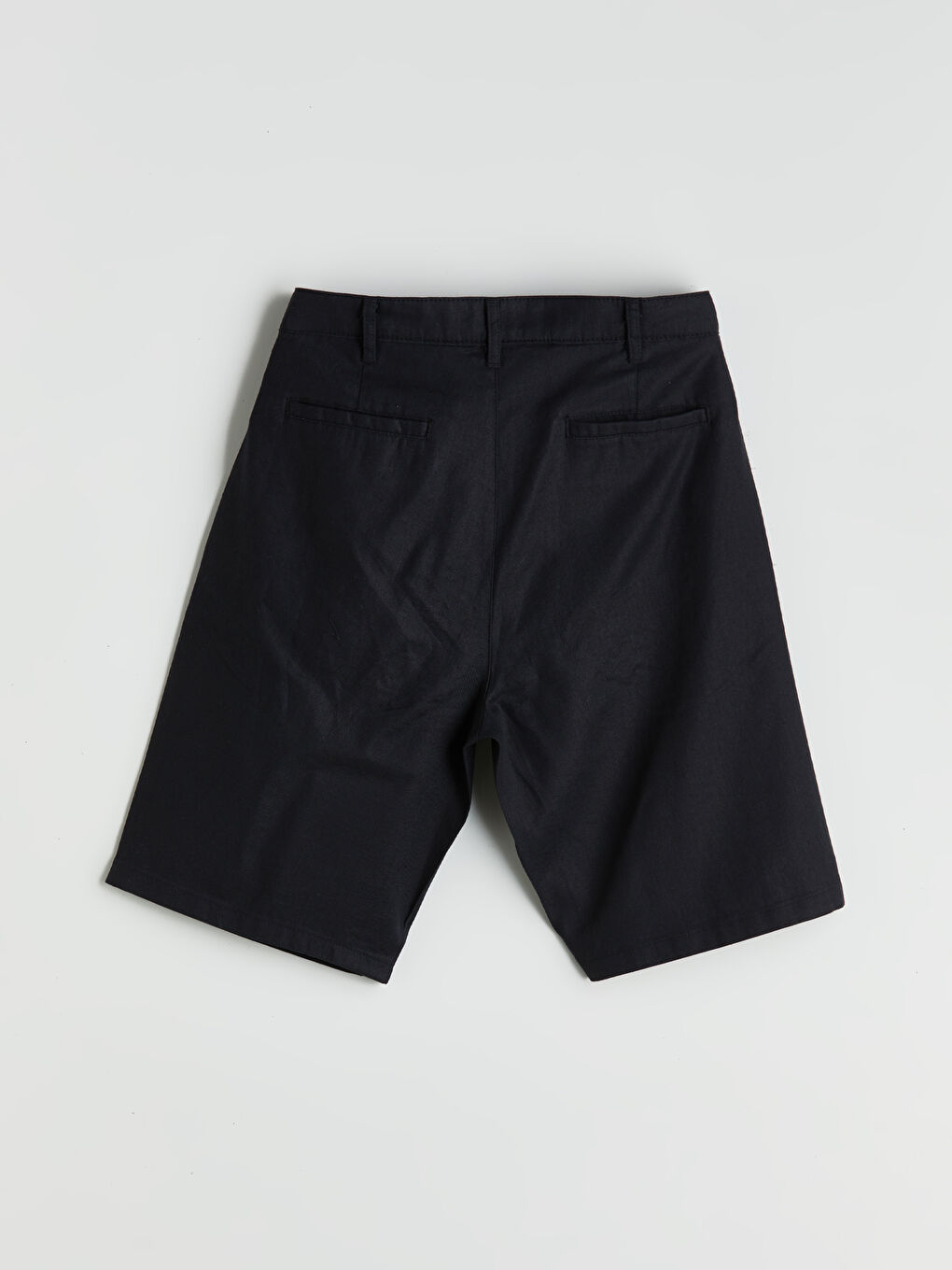 LCW Vision Standard Fit Linen Blend Men's Shorts -S5S534Z8-CVL
