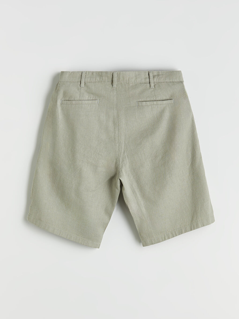 LCW Vision Standard Fit Linen Blend Men's Shorts -S5S534Z8-YL7
