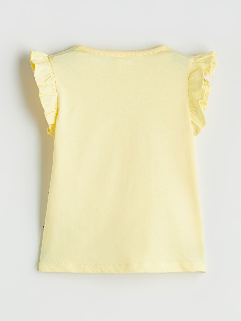 LCW Kids Crew Neck Printed Girls' T-Shirt -S5S541Z1-FRN