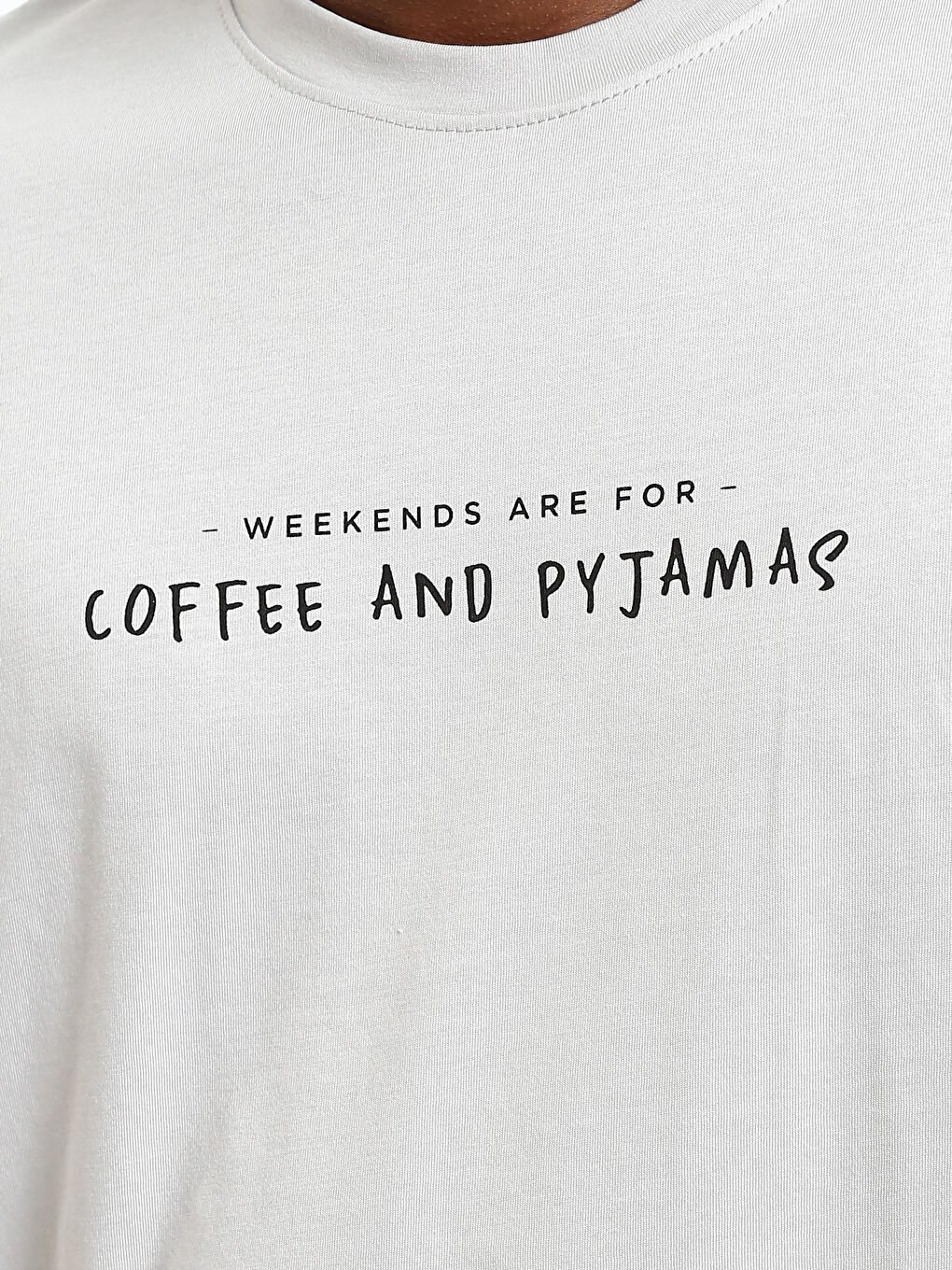 طقم بيجامة قصير عادي للرجال-2