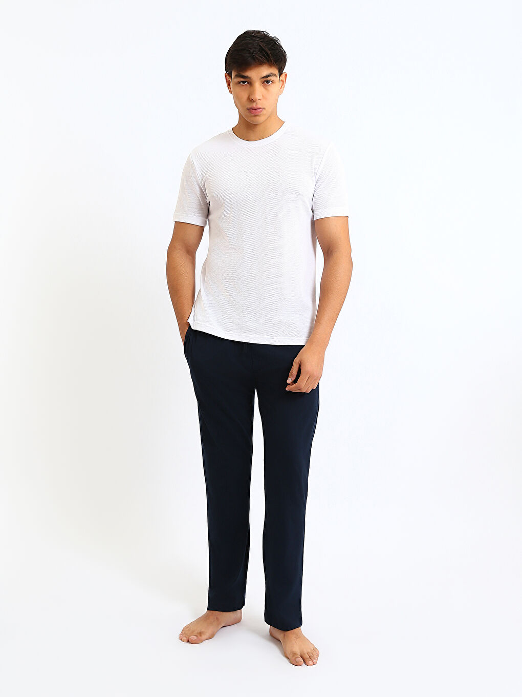 Man WHITE Pyjama Set-1