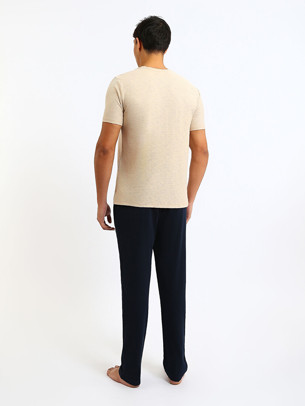 Man BEIGE Pyjama Set-4