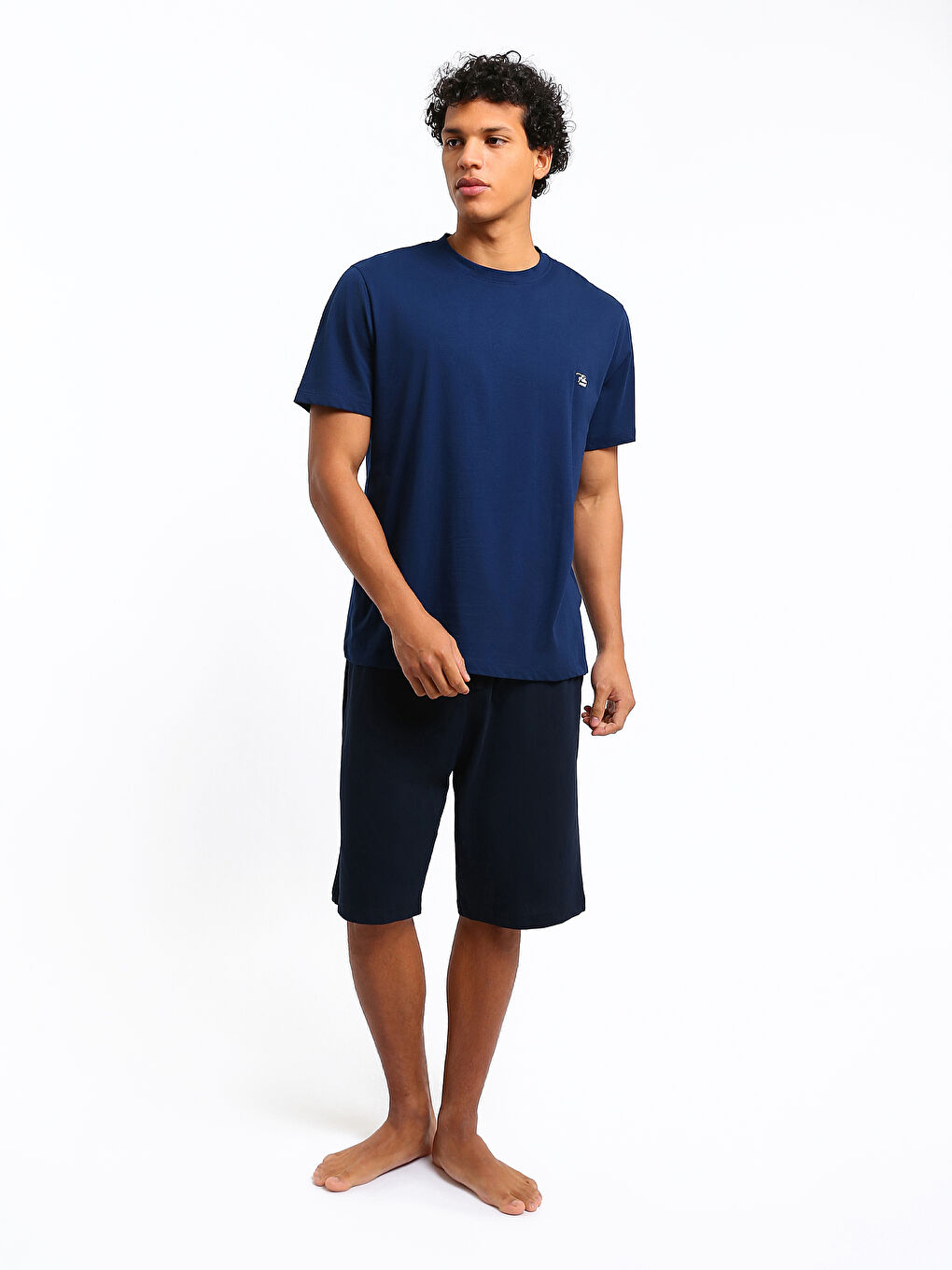 Regular Fit Men's Short Pyjama Set-1