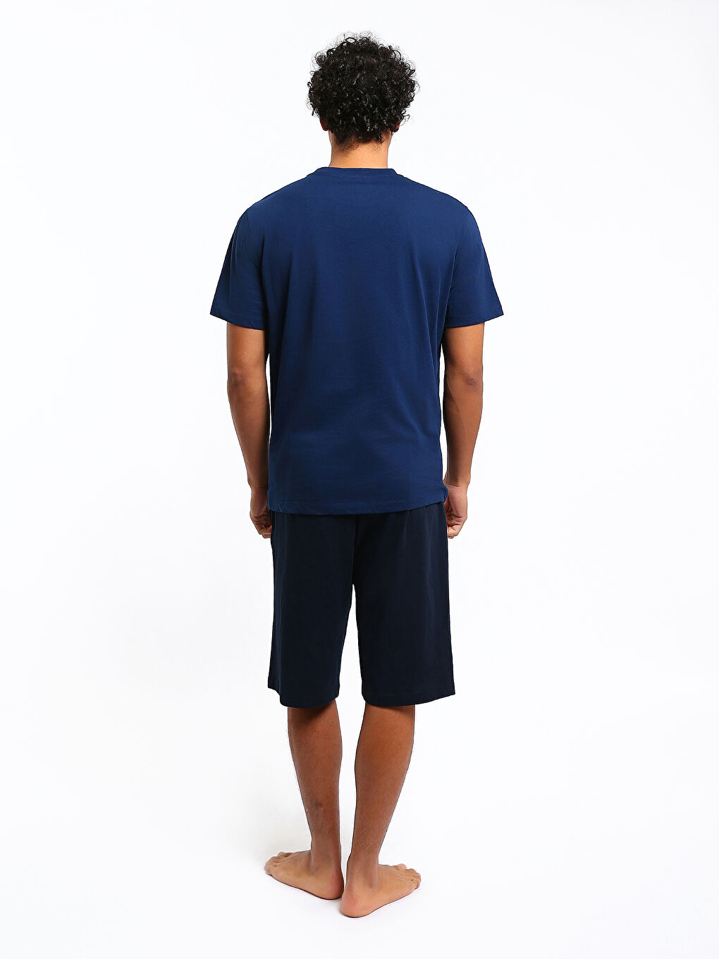 Regular Fit Men's Short Pyjama Set-4