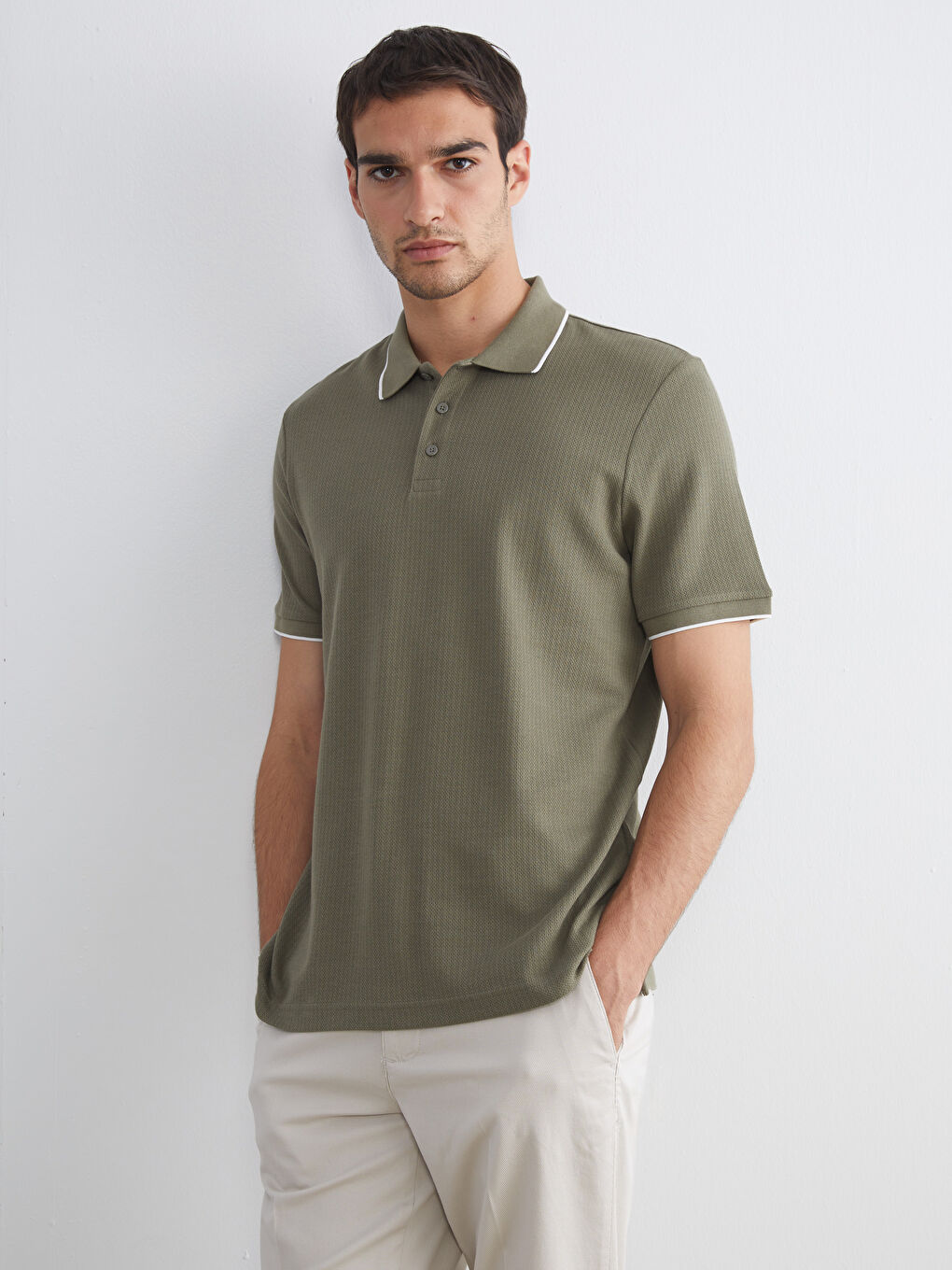 Men's Polo Neck T-Shirt
