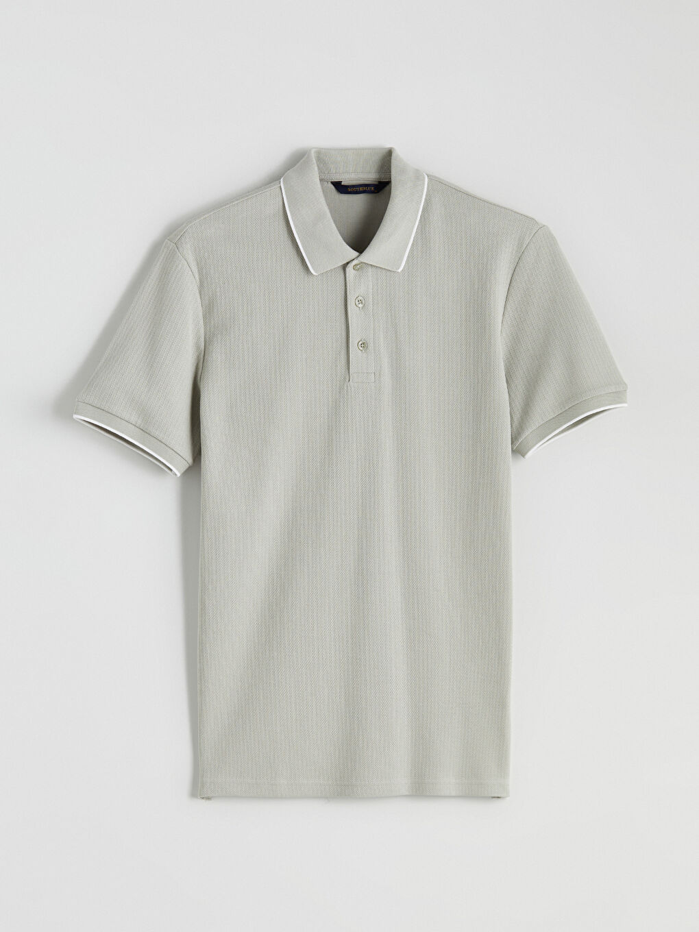 Yeşil Polo Yaka Erkek Tişört-4