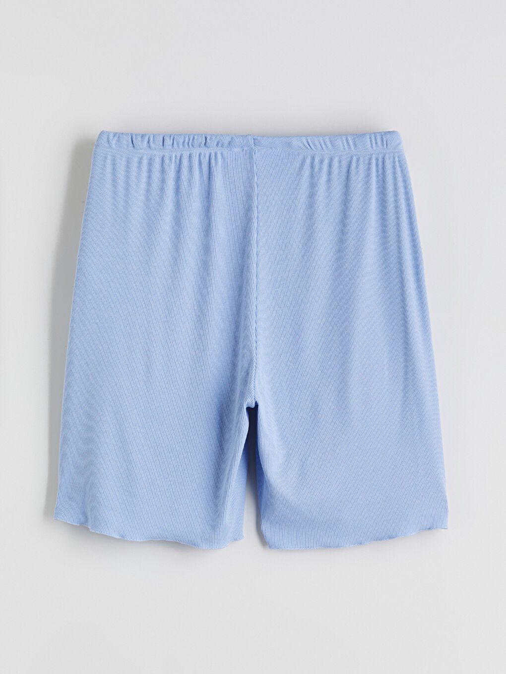 Mavi V Yaka Dokulu Hamile Pijama Takımı-8