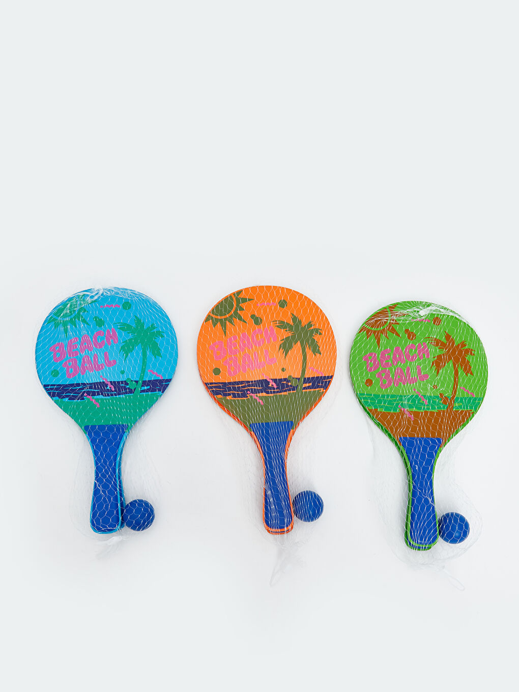 Ahşap Plaj Raketi 2'li-1