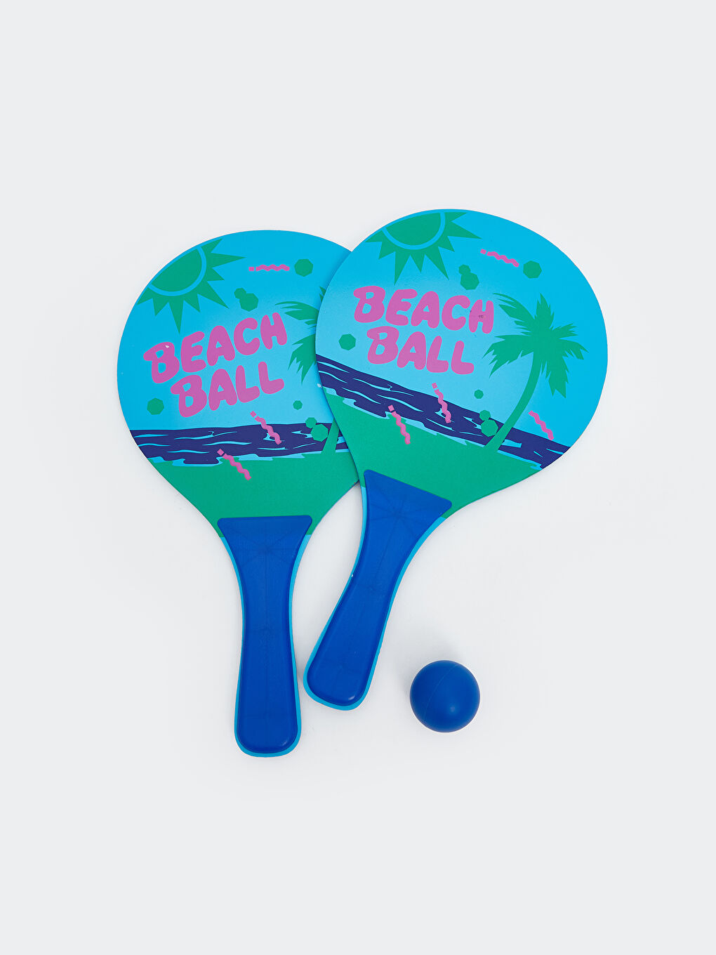 Ahşap Plaj Raketi 2'li