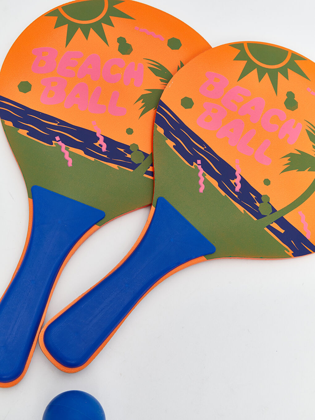 Ahşap Plaj Raketi 2'li-4