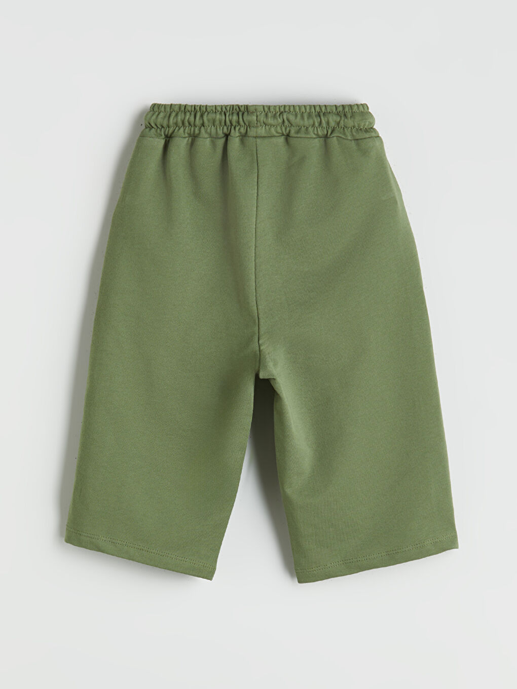 Yeşil Beli Lastikli Erkek Çocuk Kapri-1