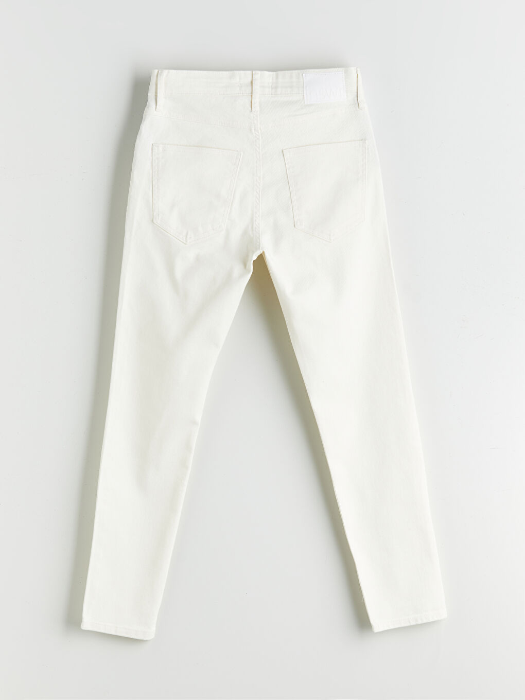 Beyaz 730 Havuç Kalıp Erkek Jean Pantolon-11