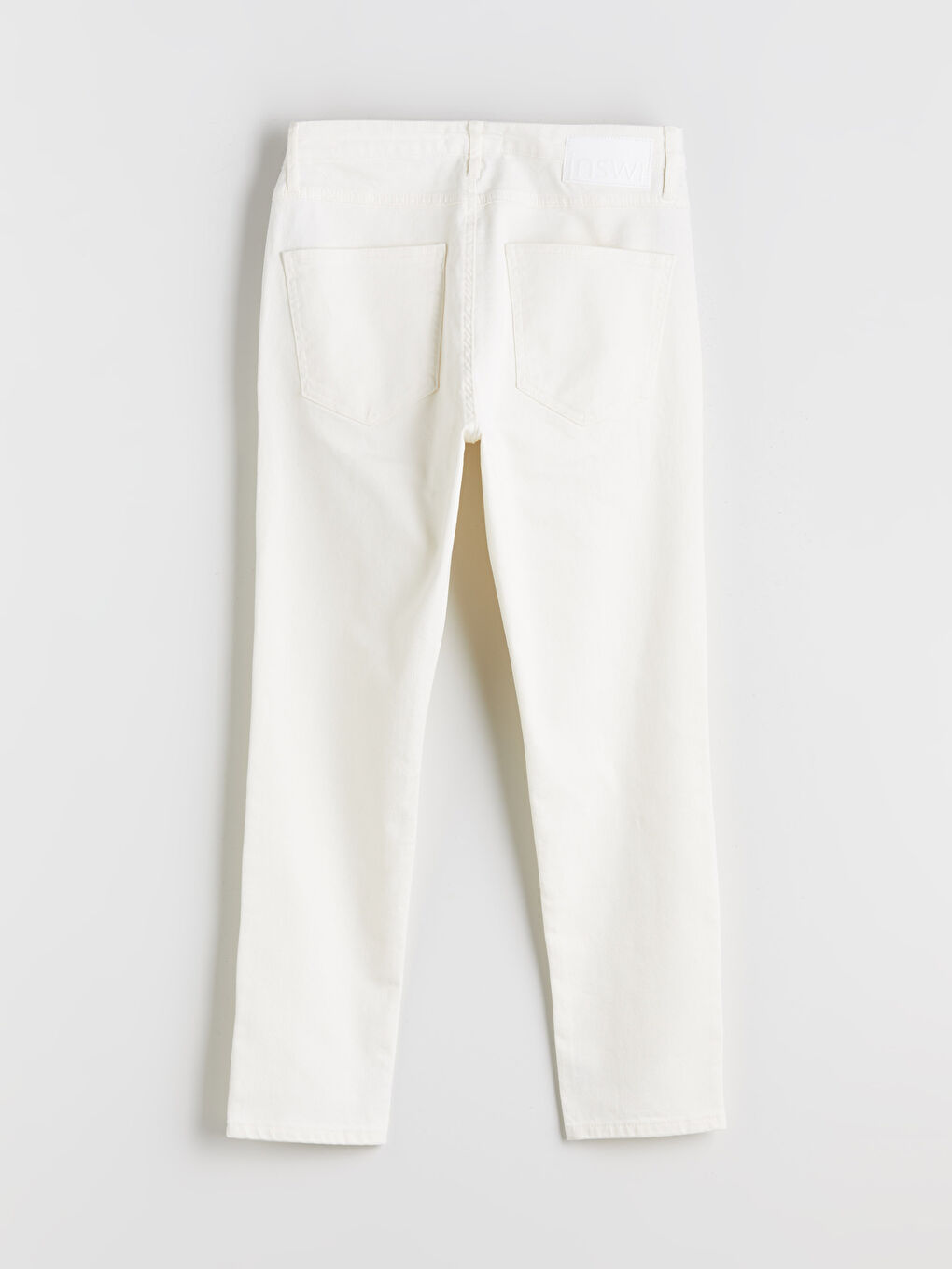 Beyaz 730 Havuç Kalıp Erkek Jean Pantolon-10