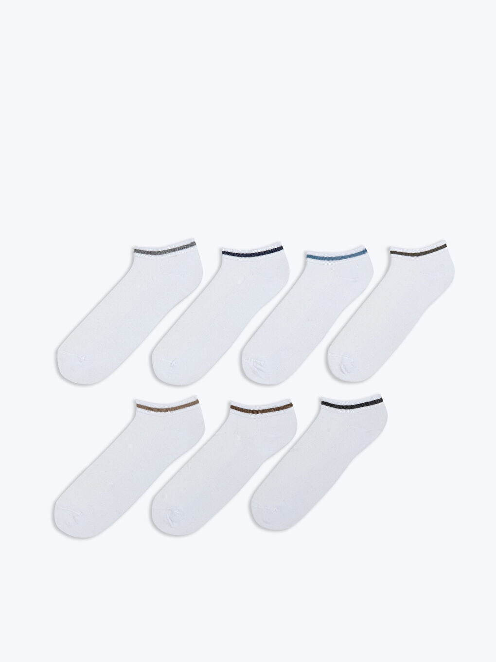 LC WAIKIKI Bamboo Men's Sneaker Socks 7 Pack -S5S636Z8-K00