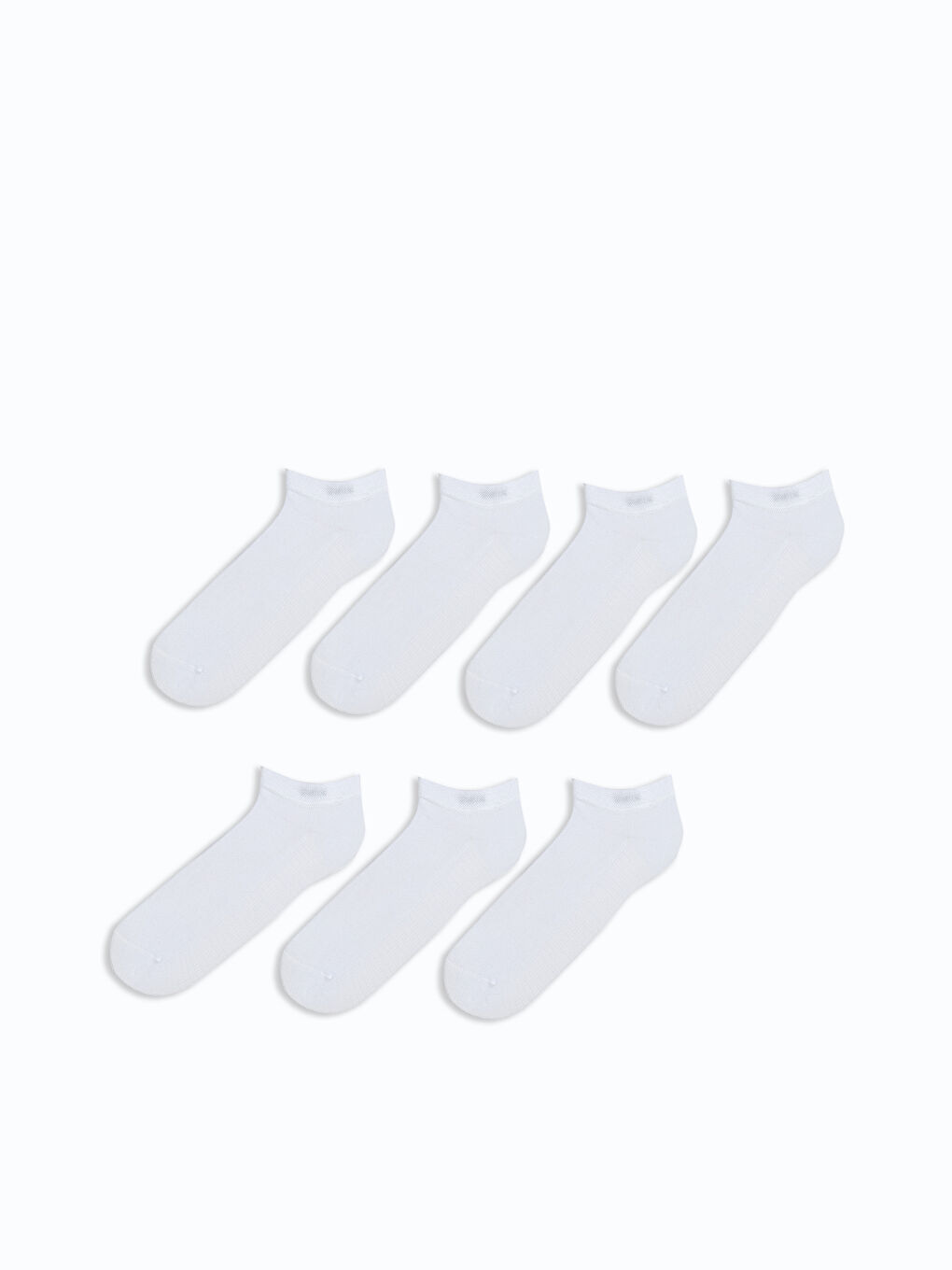 LCW ACCESSORIES Bamboo Men's Sneaker Socks 7 Pack -S5S637Z8-J5E
