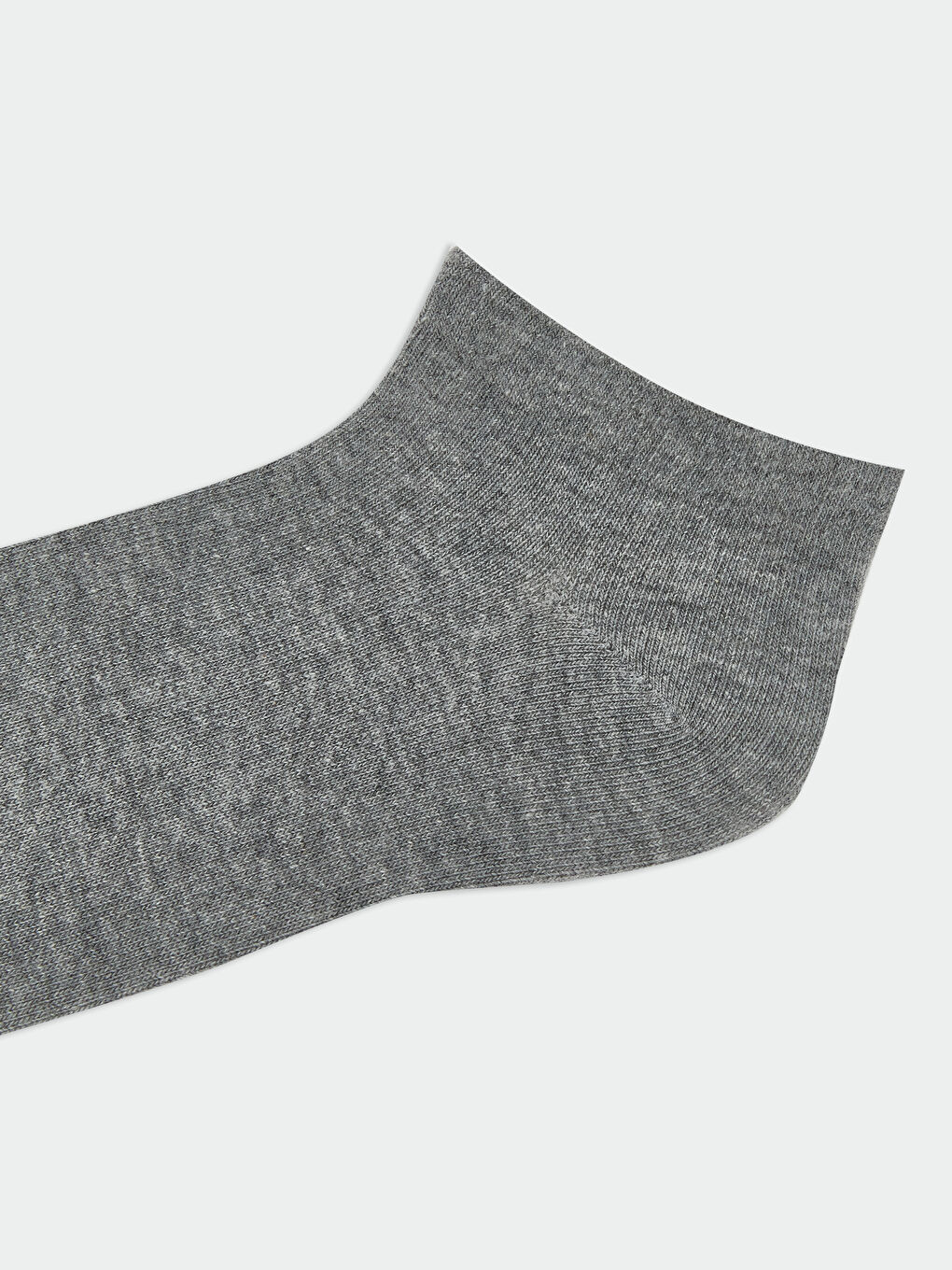 Gri Erkek Patik Çorap 5'li-1