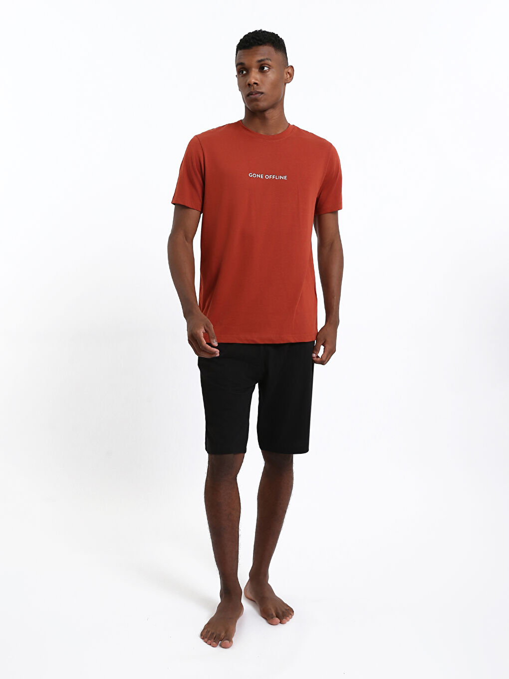 Regular Fit Men's Short Pyjama Set-1