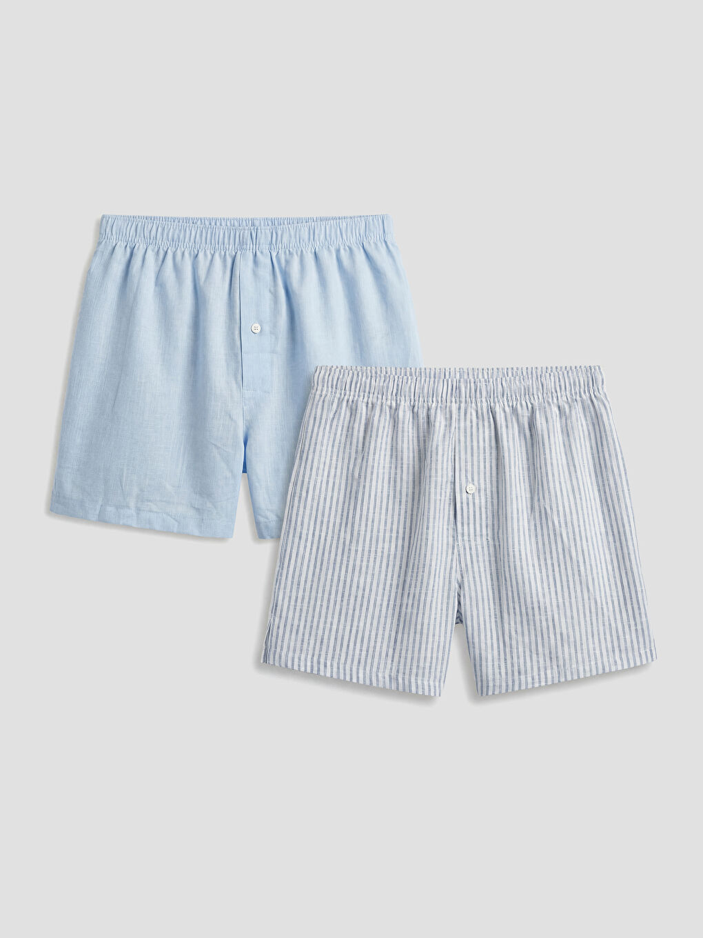 Relaxed Fit Cotton Men's Boxer 2 Pack
