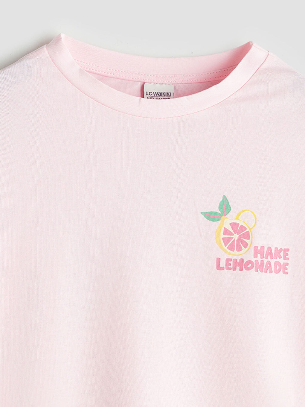 LCW Kids Crew Neck Floral Girls' T-Shirt -S5S664Z4-FYX