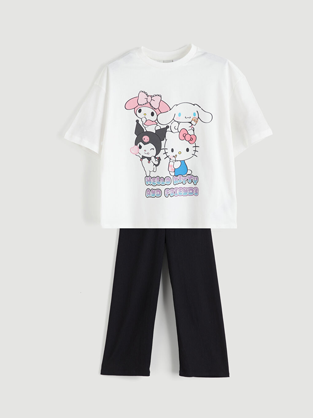 LCW Kids طقم بيج فاتح / ايكرو فتاة -S5S705Z4-R9J