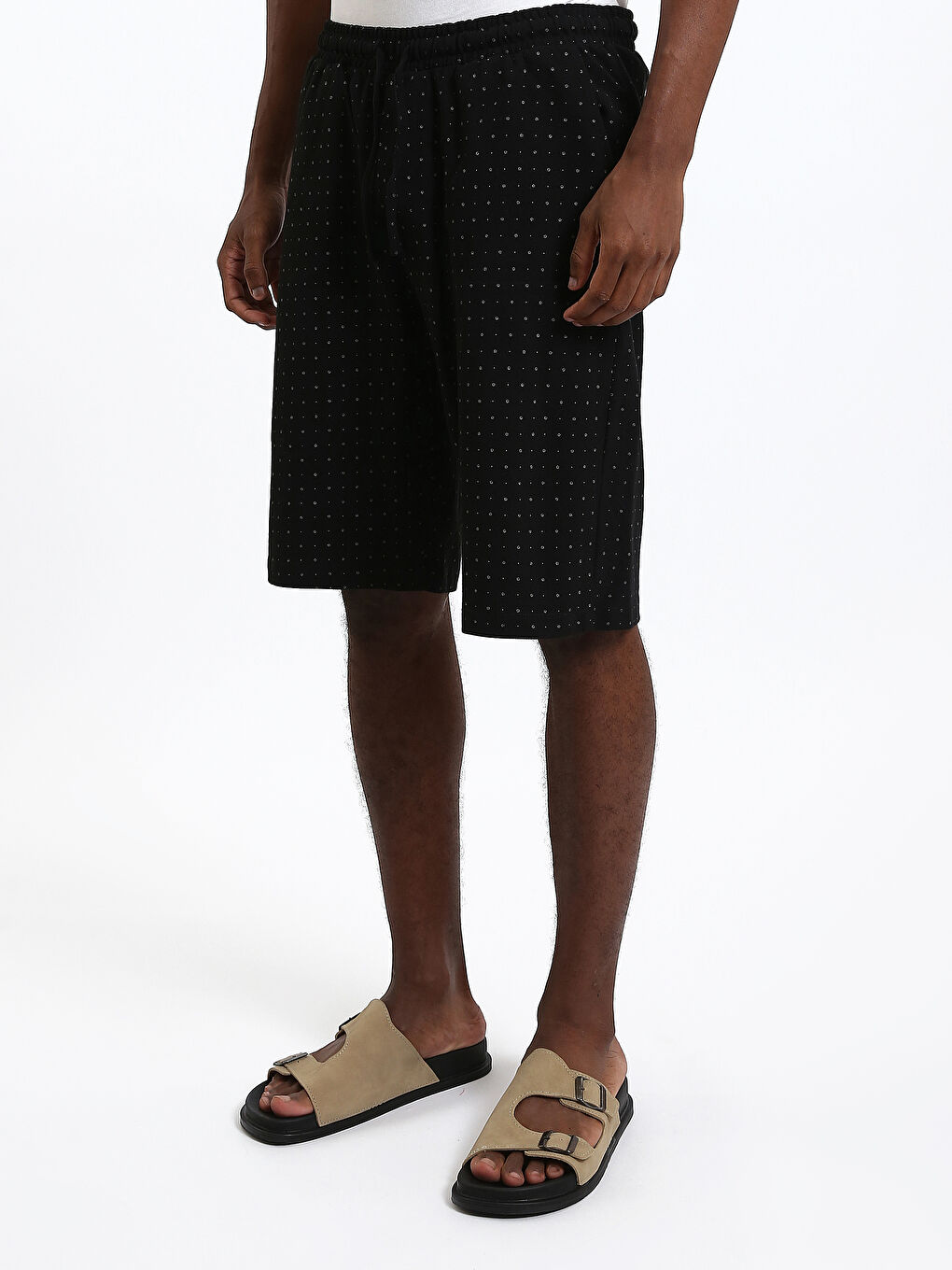 Standard Fit Men's Pyjama Bottom Shorts-3