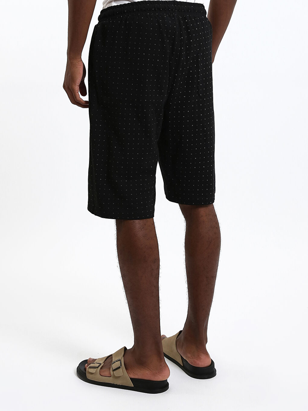 Standard Fit Men's Pyjama Bottom Shorts-4