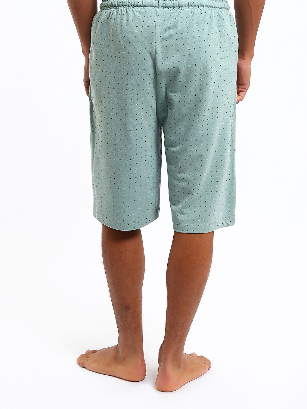 شورت بيجامة رجالي بقصة عادية-4