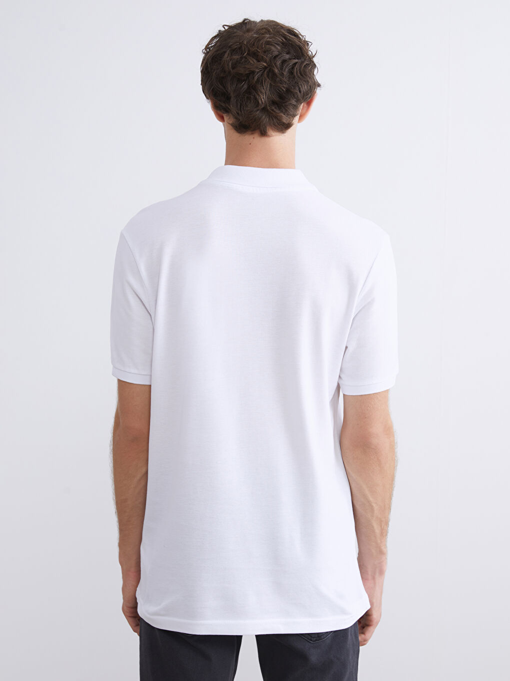 Siyah Polo Yaka Pike Erkek Tişört 2'li-9