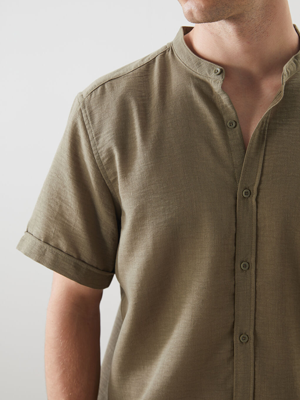 LCW Vision Regular Fit Short Sleeve Men's Shirt -W5K320Z8-HDJ