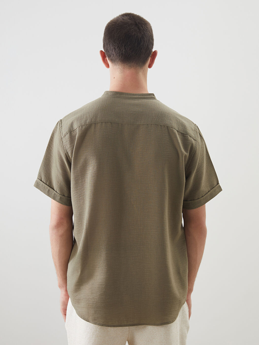 LCW Vision Regular Fit Short Sleeve Men's Shirt -W5K320Z8-HDJ