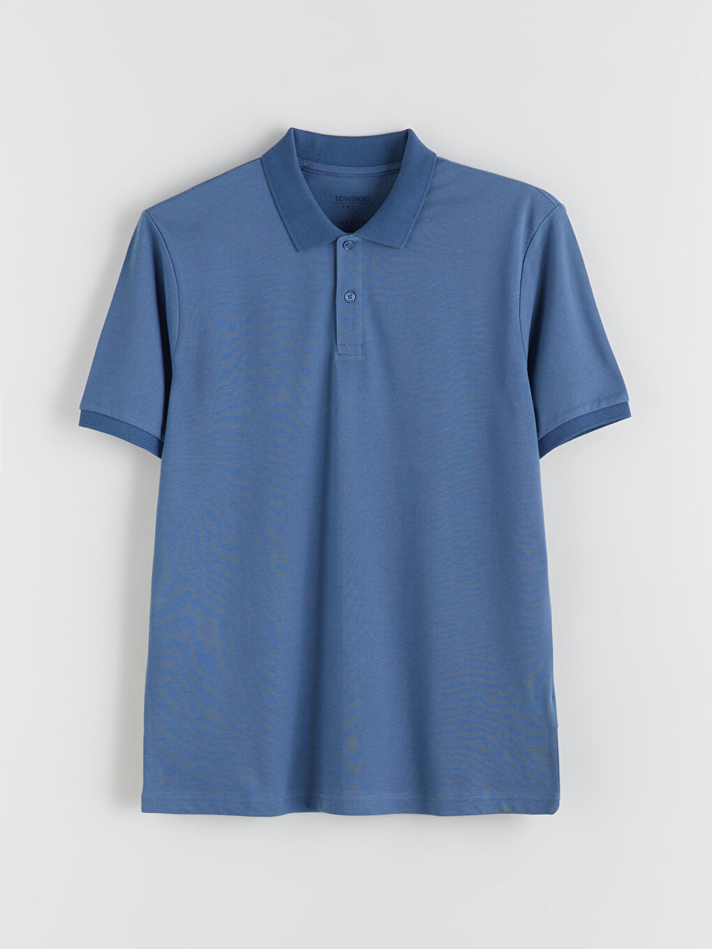 İndigo Polo Yaka Pike Erkek Tişört-4