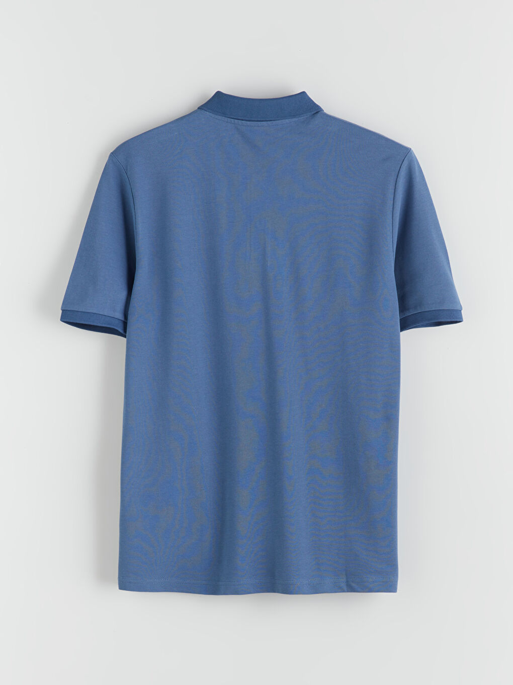 İndigo Polo Yaka Pike Erkek Tişört-5