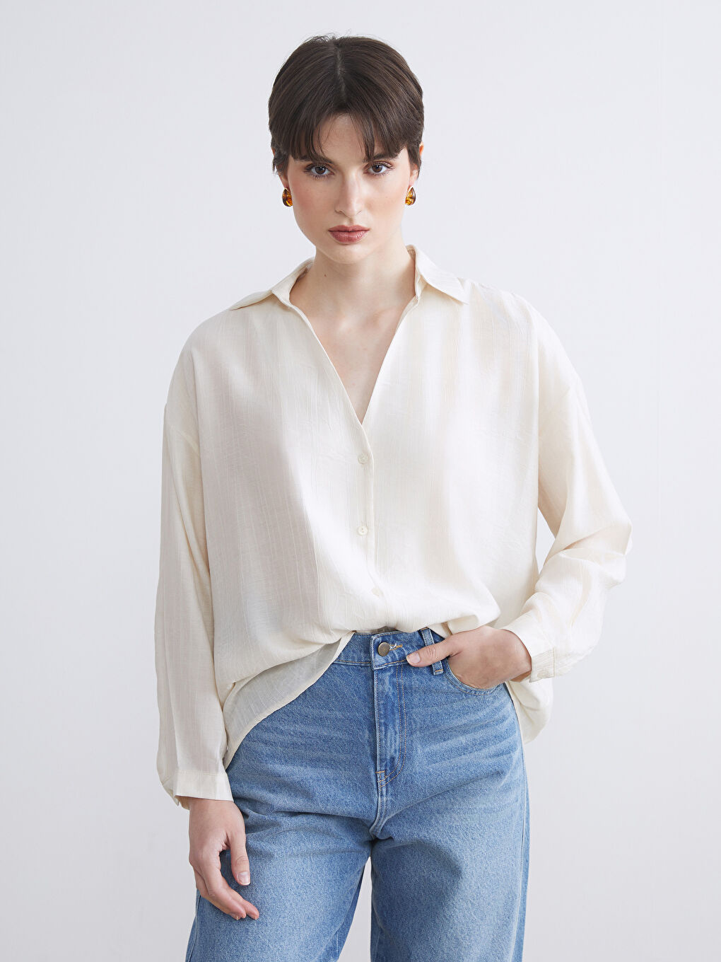 Soulife Woman ECRU Shirt -S5S764Z8-FDU