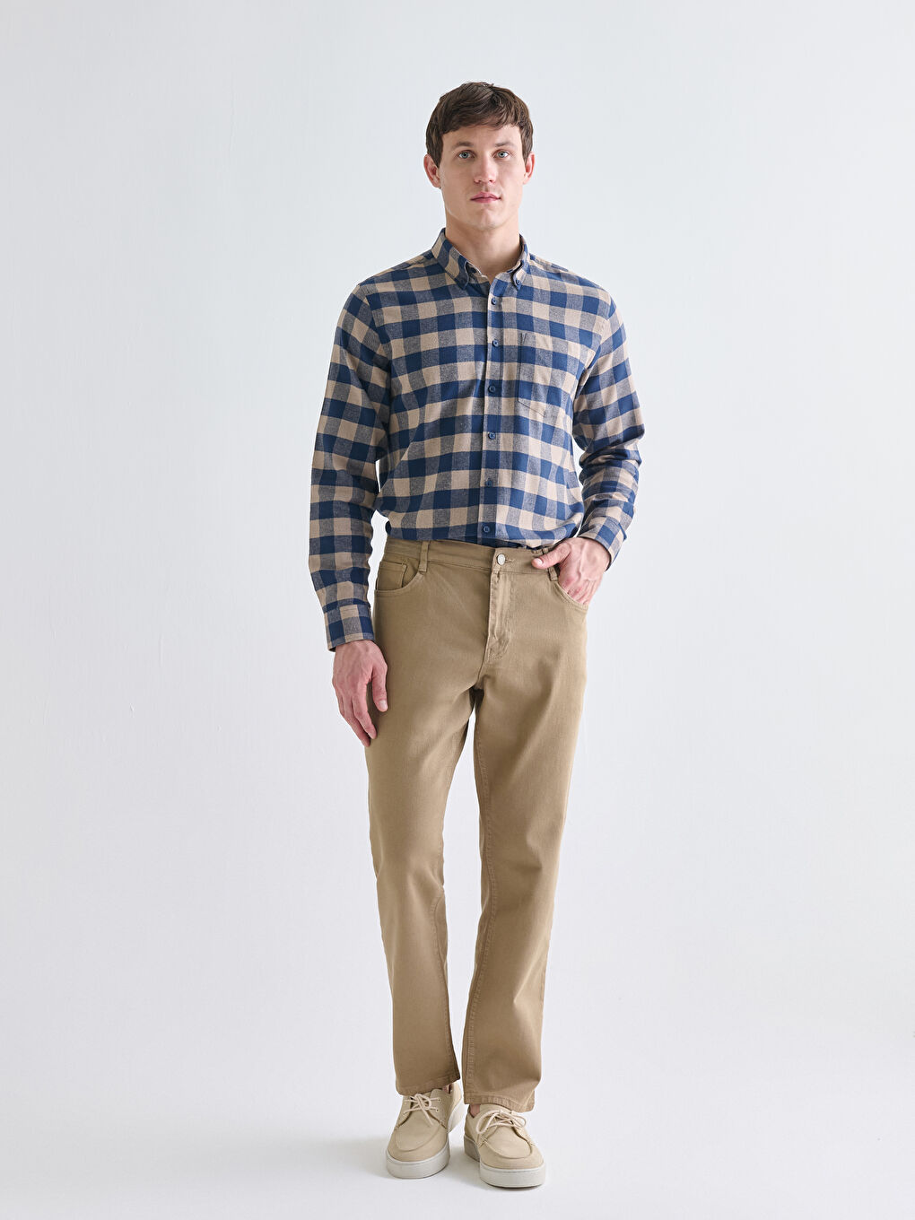 Bej 779 Regular Fit Erkek Jean Pantolon